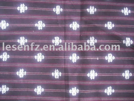 clipping and carving cotton fabric