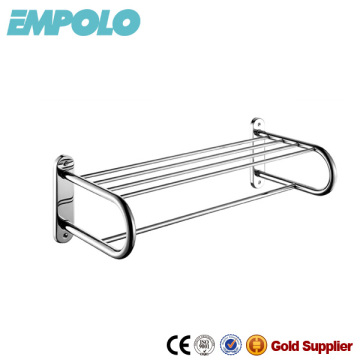 Hotel Double Towel Shelf Stainless Steel Big Bathtowel Holder Bathroom Accessories 11026