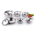 High Quality Stainless Steel Cookware Set 12PCS Kitchenware