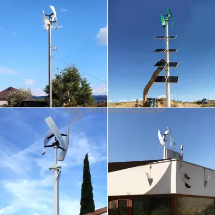 5KW Vertical Axis Spiral Wind Turbine Generators