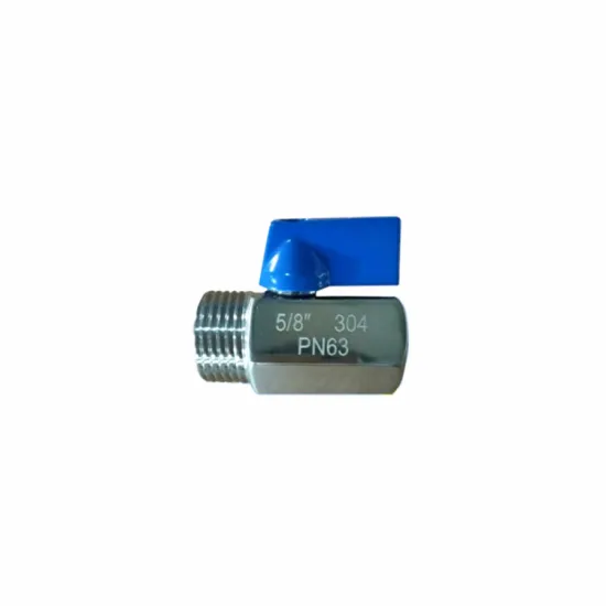 Male x Female  BSP G - 5/8 inch Stainless steel 304 mini valve