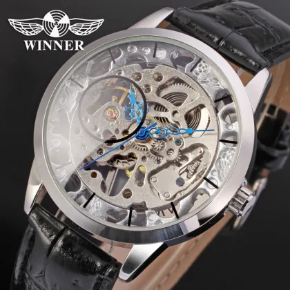 Winner Men's Fashion Casual Hollow Men Classic Business Automatic Mechanical Watch men's Watch
