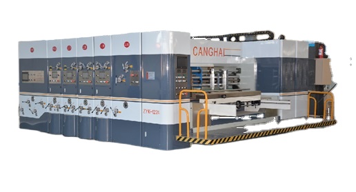 multi color flexo printing die cutting machine