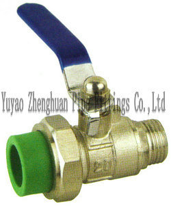 ZHV series PPR Male Ball Valve with Union