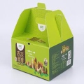 Caja de papel reciclado personalizada impresa para alimentos