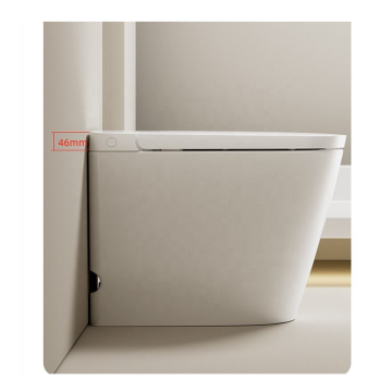 Pulse Tankless S-trap Water Closet: Automatic Flushing Floor-Mounted Back-to-Wall Toilet for Small Spaces