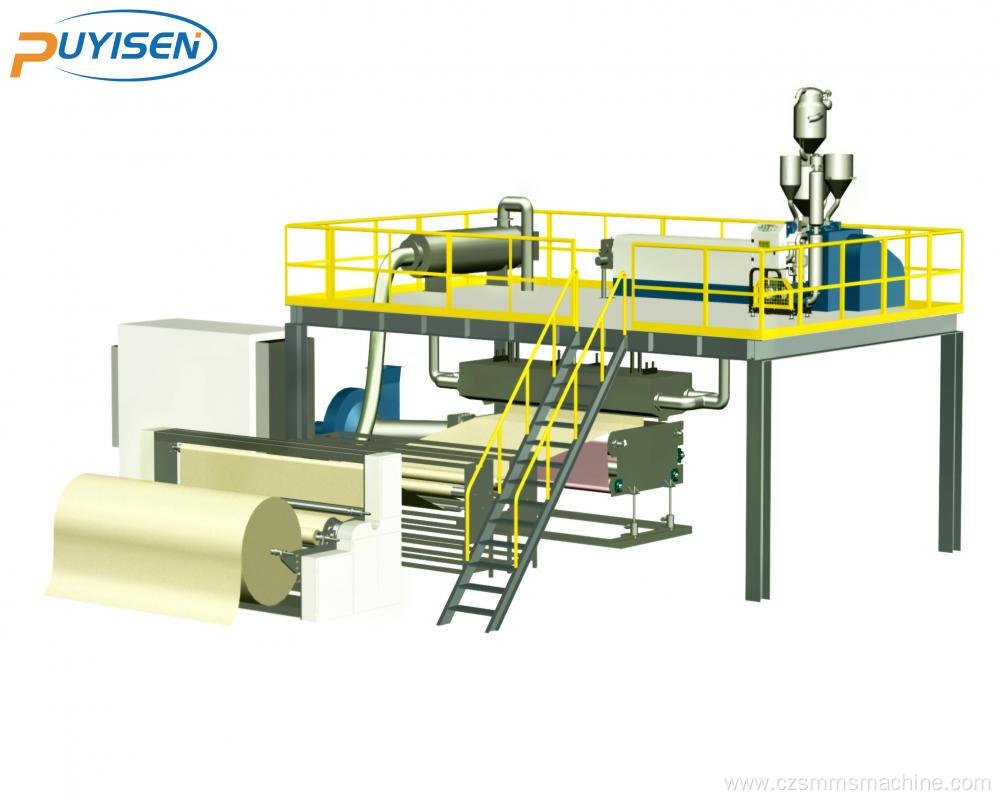 Class 95 Spunbond Meltblown Nonwoven Fabric Making Machine