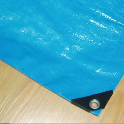 Blue color PE tarpaulin