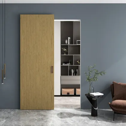 Wholesale Invisible Sliding Door Wooden Silent Slide Magic Track Barn Door