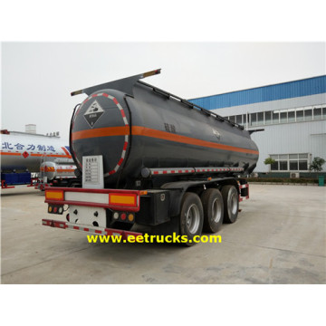 3 trục 19000 lít Sulphuric Acid Trailer Tàu chở dầu