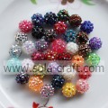 10-22 MM Kristall Strass Shamballa Diso Perlen