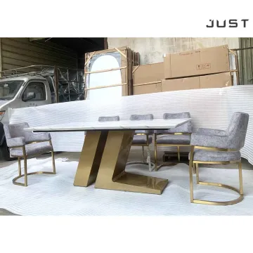 Modern 6 Seater Dining Table and Chair Set AN02