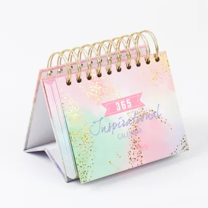 Custom Table Calendar Motivational 365 Day Calendar Desk