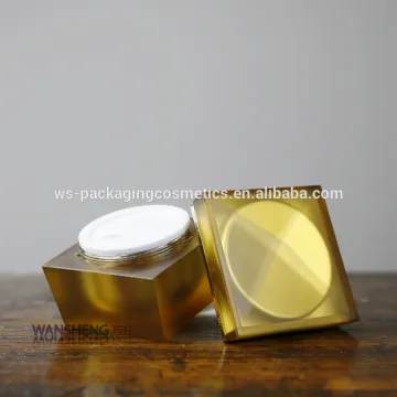 Luxury Acrylic Square Cosmetic Containers with Lids