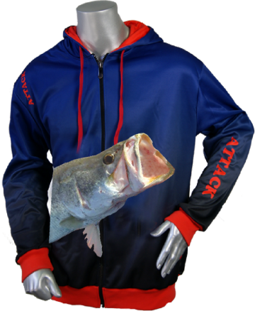 Digital sublimation waterproof fishing clothing