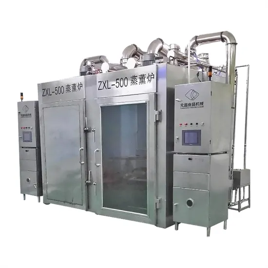 Industrial Meat Smoking Machine - 250kg/500kg/1000kg Capacity
