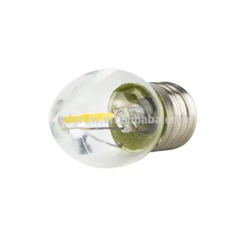 C7 LED Filament Bulb 120V 1W Warm White 2700K E12 Candelabra led candle lights