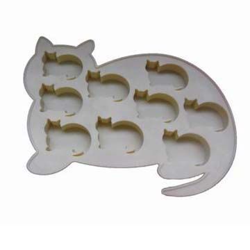 Silicone Ice Cube Tray, Non-stick and Flexible, Available in Various Colors and Shapes