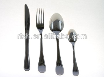 high quality polshing titanium spork knife fork spoon