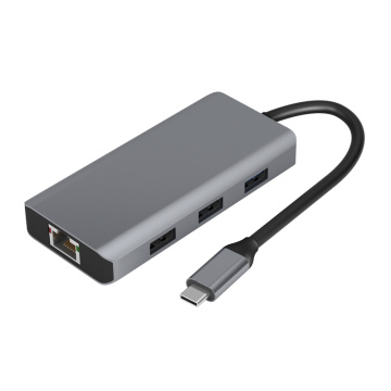 6-in-1 USB C tot HDMI-adapter met 4K