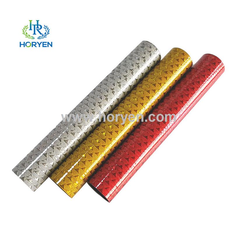 Colorful 3k jacquard triangular pattern carbon fiber tube
