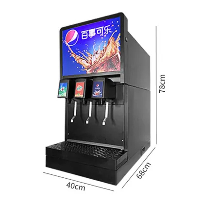 Commercial Pepsi Cola Dispenser Machine: Mini Type Vending Machine for 3 Flavors of Cold Drinks