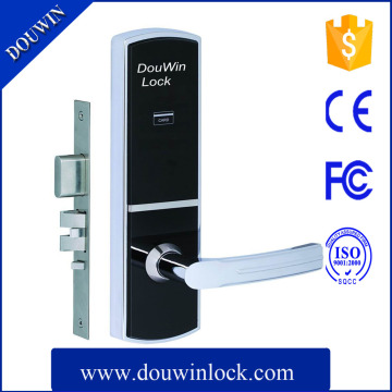 Hotel smart sliding door locks security card electric sliding door locks