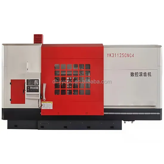 Siemens-Controlled YK31125 CNC4 Large Gear Hobbing Machine - Heavy Duty CNC Gear Hobbing Tool