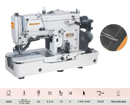 SR-781 high speed lockstitch Straight buttonhole machine