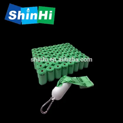 a large number of Biodegradable Paws-Print-Pet-Bags