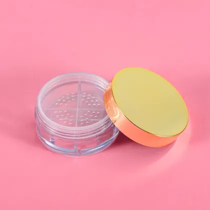 Fancy Plastic Loose Powder Jar
