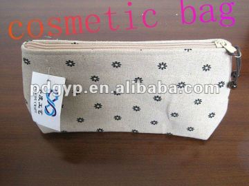 Canvas Lovely lady cosmetic bag