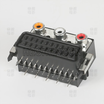 Scart Jack RCA+CS 3107D-001