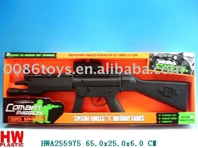 various B/O toy gun
