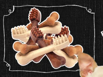 Pet grinding teeth stick