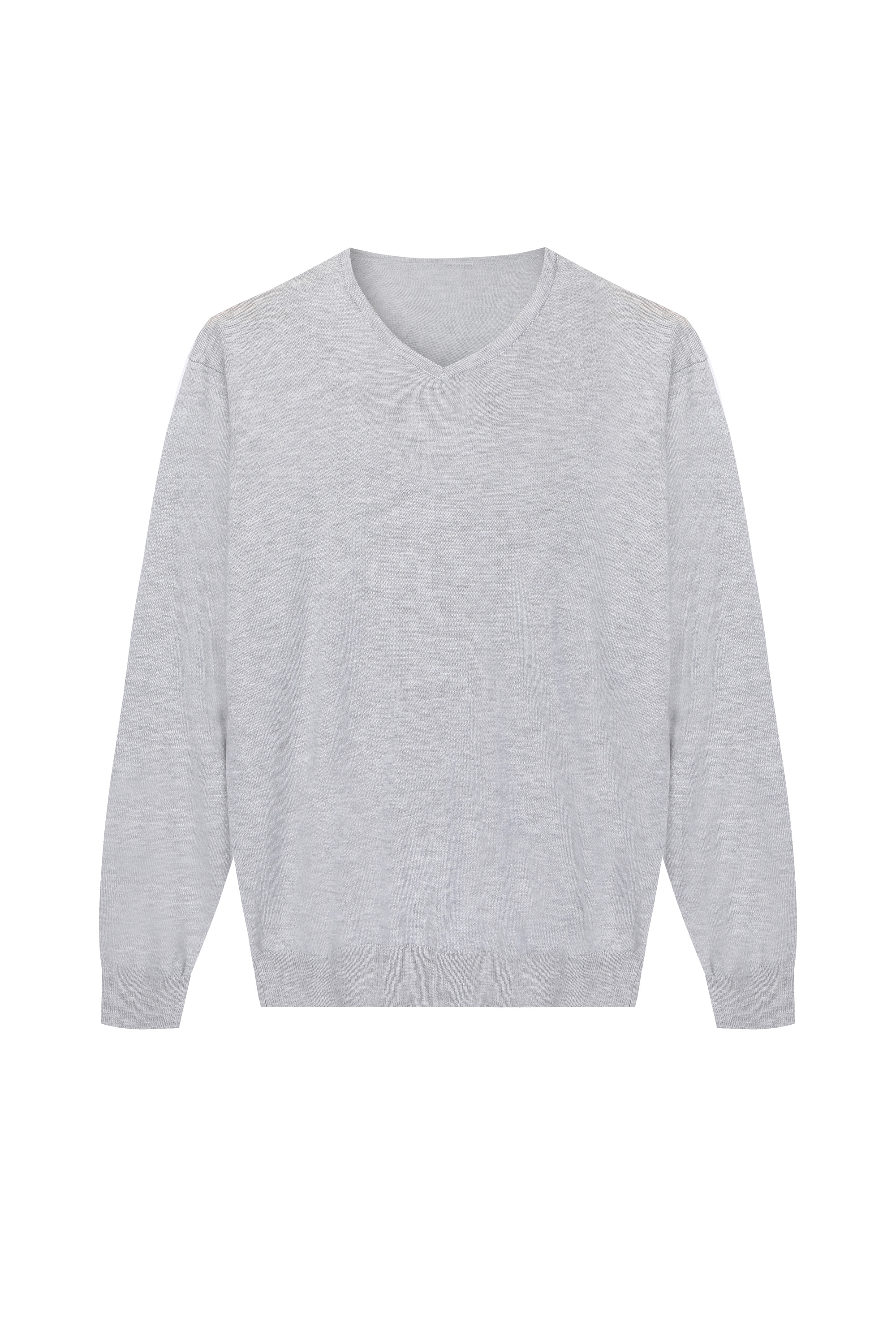 Men's Knitted Essential Cashmere Pullover V-Neck