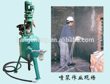Wall cement spraying plaster machine