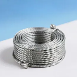 3mm 316 Stainless Steel 7x7 Bright Finish Marine Wire Rope