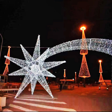 Custom IP65 3D LED STREET LIGHTS: Hiasan Luaran Krismas