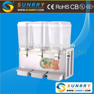 3 Tanks commercial hotel cold refrigerated juice dispenser for sale