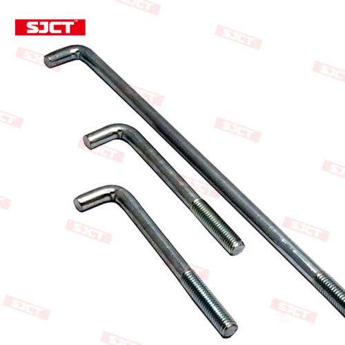 Foundation Bolt Galvanised Mild Steel L Anchor Bolt
