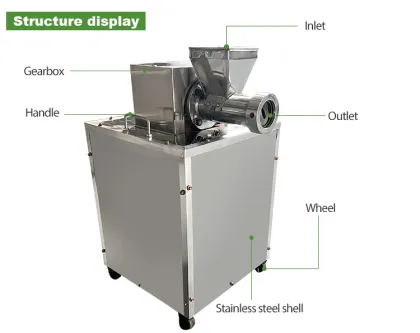 Macaroni Pasta Making Machine: Hollow Tube Noodles Forming and Macaroni Pasta Maker