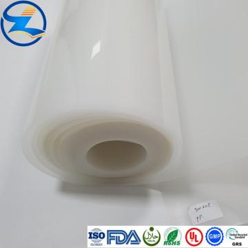 0.5mm Frosted Transluscent Glossy White Color PP Films