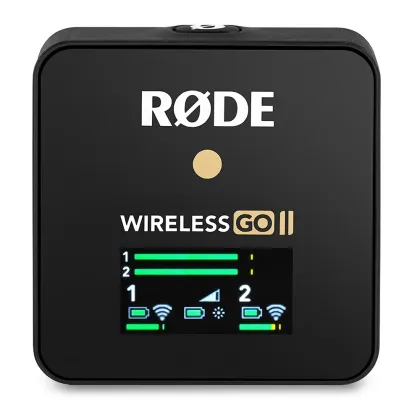 Rode Wireless GO2 GO II 2.4g Wireless Lavalier Mic Microphone System for Android Phones iPhone Camera Laptop 200m Transmission