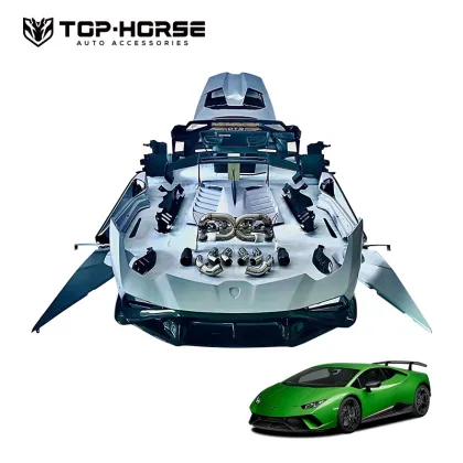 Lamborghini Huracan STO Dry Carbon Fiber Body Kit Facelift Bumper
