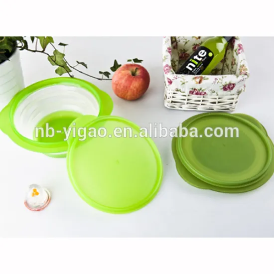 101440 fruit bowl folding folding pet traveling bowl plastic folding bowl