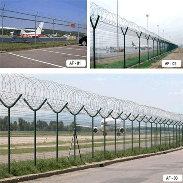 Razor Barbed Wire Airport Security Fencing