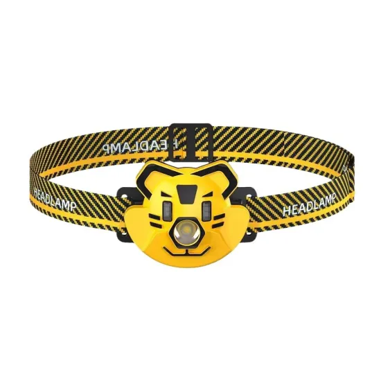 Goldmore4 Miner Headlamp: 8 Modes USB Rechargeable Waterproof LED Camping Headlamp