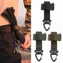 Multi-purpose Glove Hook Military Fan Outdoor Tactical Gloves Climbing Rope Storage Buckle Adjust Camping Glove Hanging Buckle