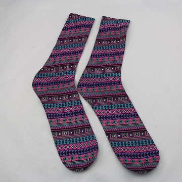 MSP-328 Hot Sell good quality custom design men dye sublimated socks